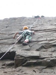Llanymynech Climb Quite an imposing piece of rock
