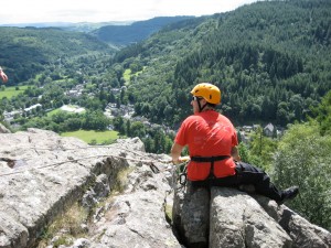 Setting up above Betws-y-Coed