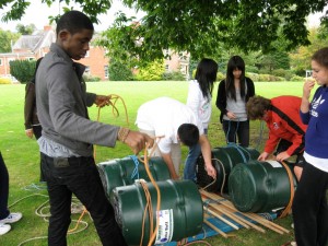Raft1 The raft takes shape ...