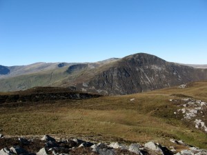 Carneddau Looking North West towards the main Carneddau range