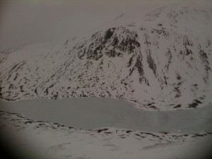 A frozen Loch Avon