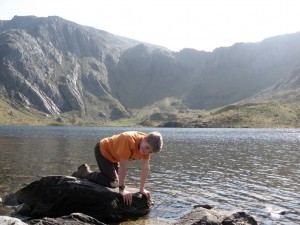 Cooling off in Llyn Idwal