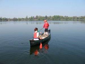 Flat Mere Calm water on The Mere