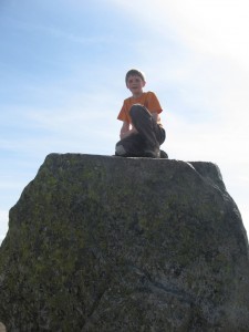 A proud Alf at the top of Tryfan