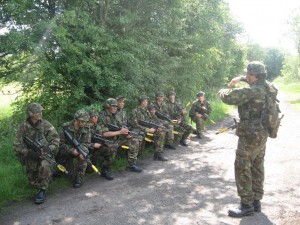 Quick_Battle_Orders Section Commander giving his Quick Battle Orders