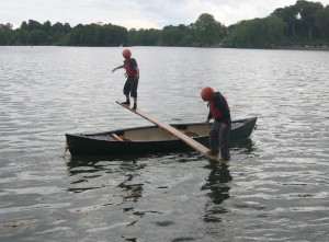 The Canoe See-Saw in operation