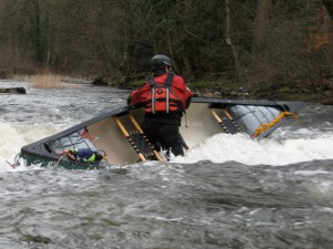 Dee Still getting used to the power of the water