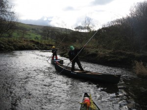 Poling upstream