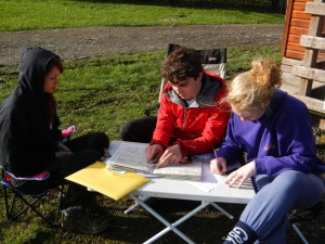Route planning at the campsite