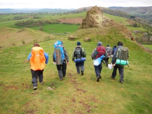Gaerstone Making their way past the Gaerstone