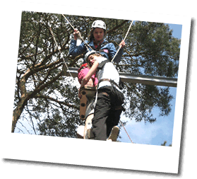 High Ropes activities with Martin Digby Outdoor Activities, Shropshire