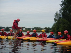 Running round the raft