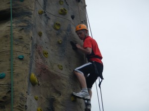 Trying hard to stay on the black route
