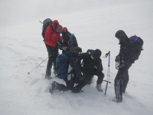 Struggling to interpret the map in difficult conditions