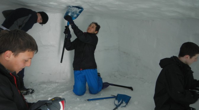 Snow Hole Expedition in the Cairngorms